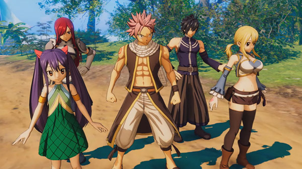 Gameplay và hình ảnh Fairy Tail cho PS4, Switch, PC