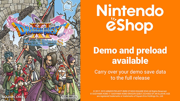 Dragon Quest XI S demo đã được phát hành