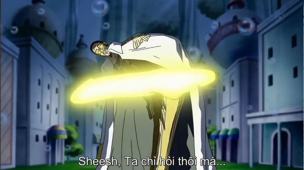 Tập 401 - Không thể né được! Cước Ánh Sáng của Đô đốc Kizaru