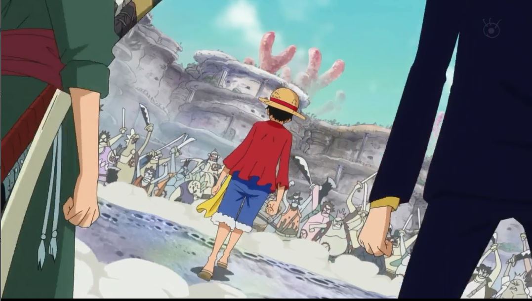 Tập 554 - Cuộc đối đầu lớn! Băng Mũ Rơm vs 10 vạn quân địch