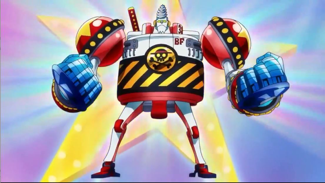 Tập 557 - Hải tặc thép! Đại tướng quân Franky xuất trận!