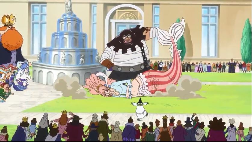 Tập 886 - Náo loạn Thánh Địa! Shirahoshi bị rơi vào tầm ngắm!