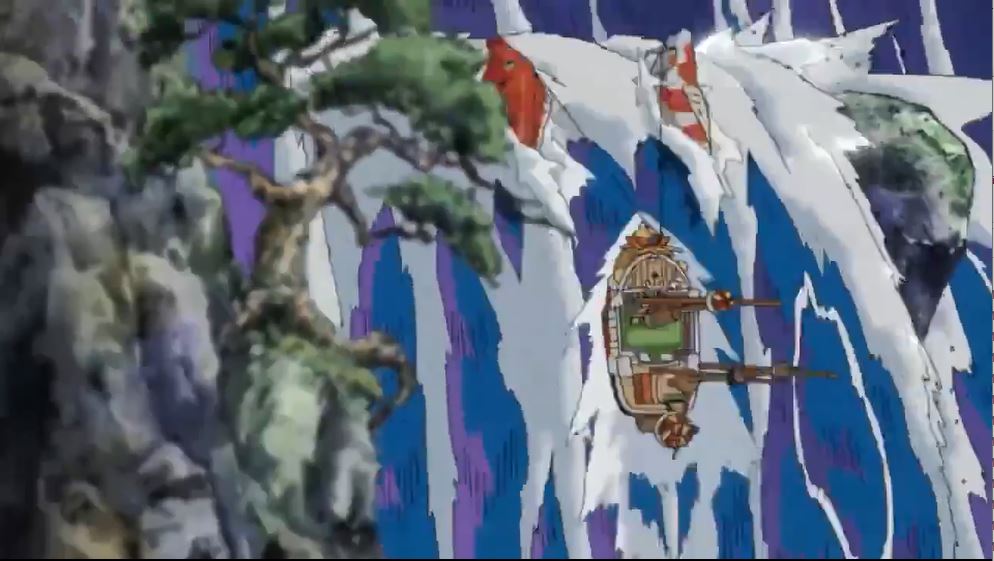 Tập 891 - Leo thác vĩ đại! Chuyến lãng du ngoạn mục vào vùng biển Wano