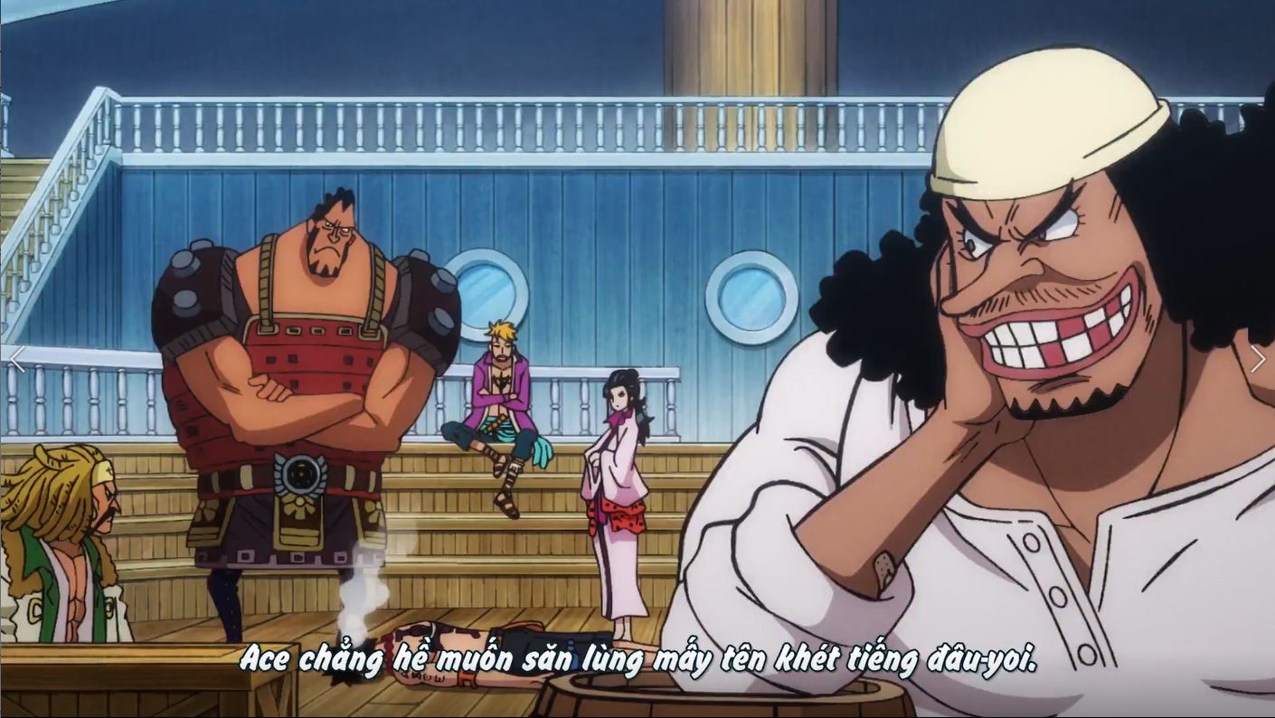 Tập 1014 - Giọt nước mắt của Marco! Tình đồng đội của Băng Râu Trắng!