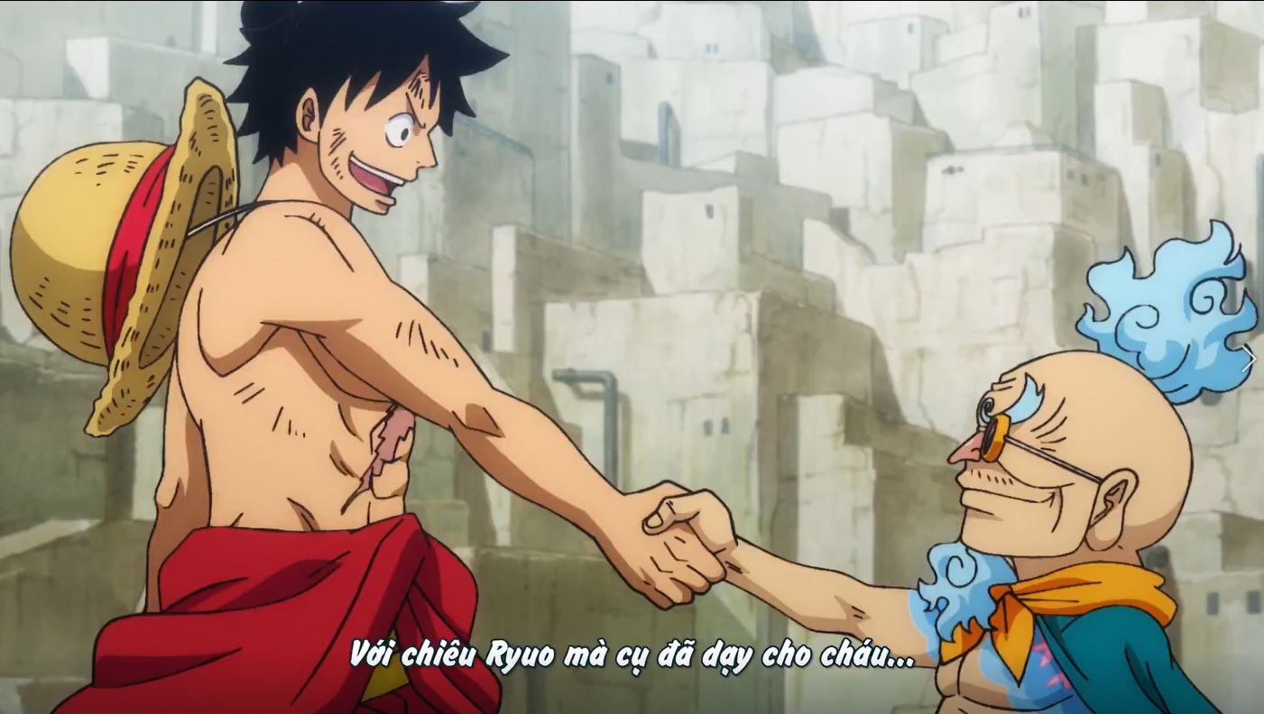 Tập 1022 - Bất hối! Luffy và Ông Trùm, tình thầy trò!