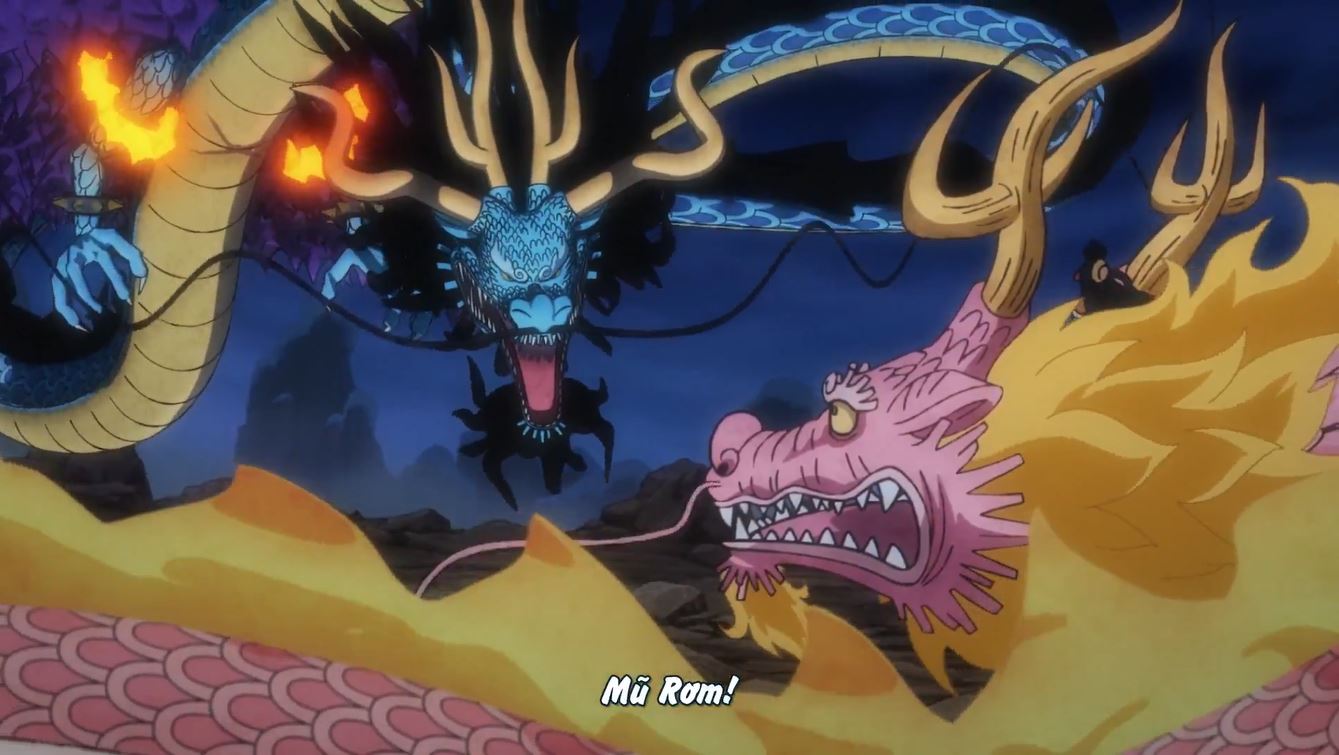 Tập 1050 - Song Long đối mặt! Quyết tâm của Momonosuke!