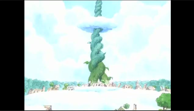 Tập 176 - Vùng đất của cây đậu khổng lồ! Cuộc chiến phía trên khu tàn tích