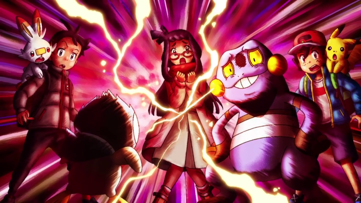 Tập 1098: Đừng thua, Pochama! Đường đua băng ở Sinnoh!!